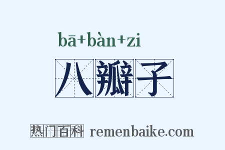 八瓣子是什么意思的图片